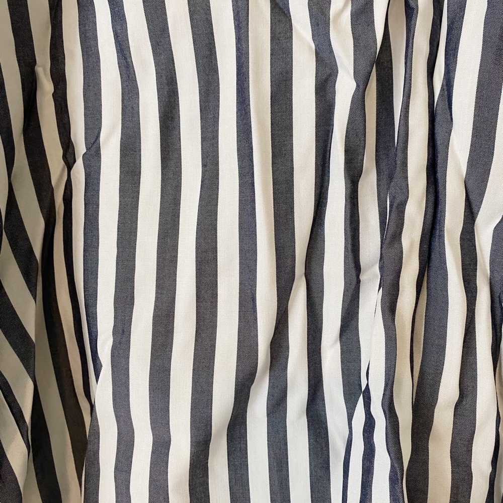 Old Navy | White and Blue Striped Blouse | M - Picture 3 of 4